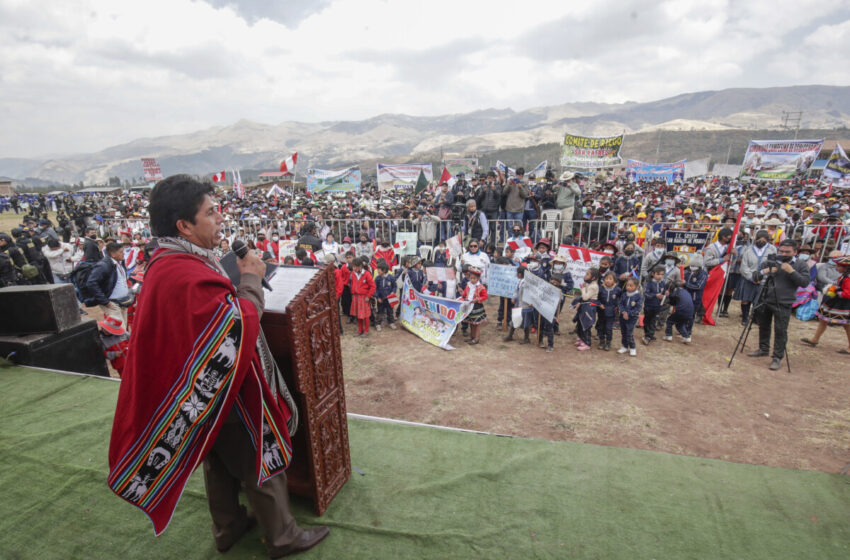 Pedro Castillo advirtió que su gobierno seguirá trabajando para lograr la Segunda Reforma Agraria.