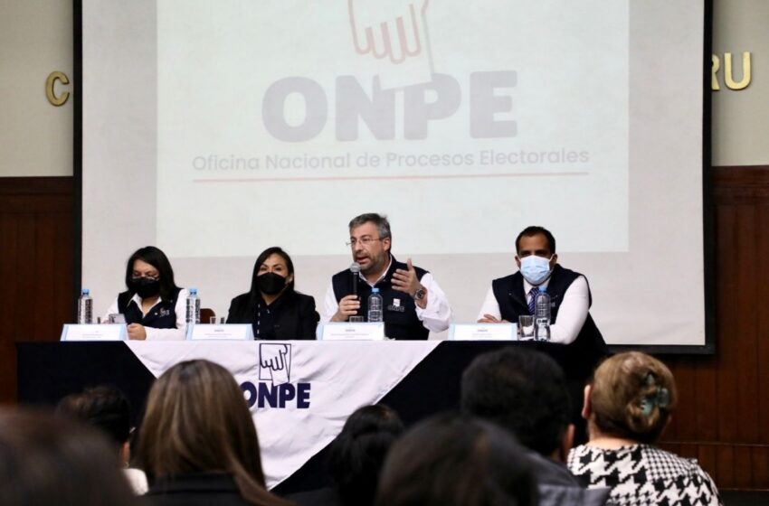  ONPE: Hoy vence el plazo para primera rendición de cuentas de campaña electoral