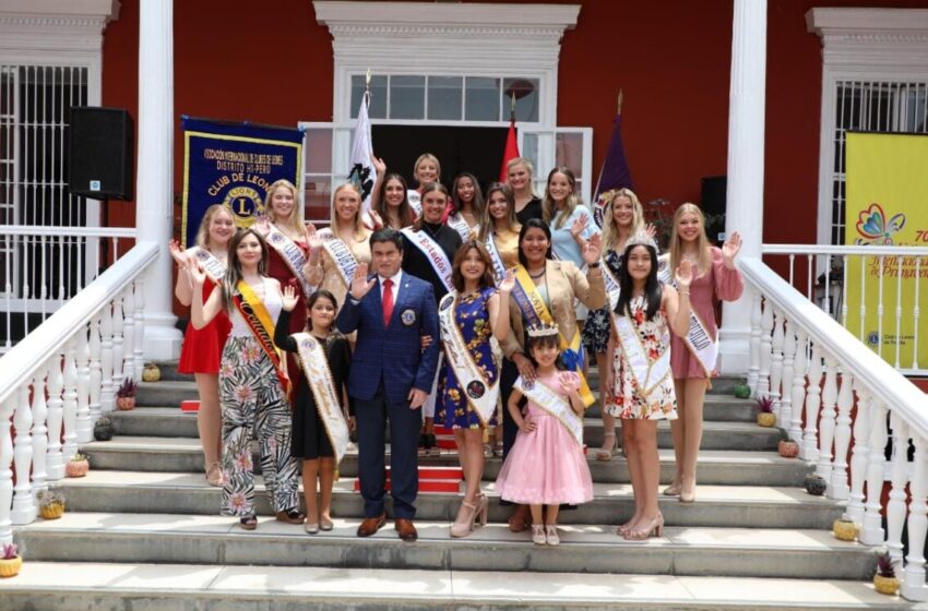  Club de Leones de Trujillo presentó a las reinas del 70° Festival Internacional de la Primavera