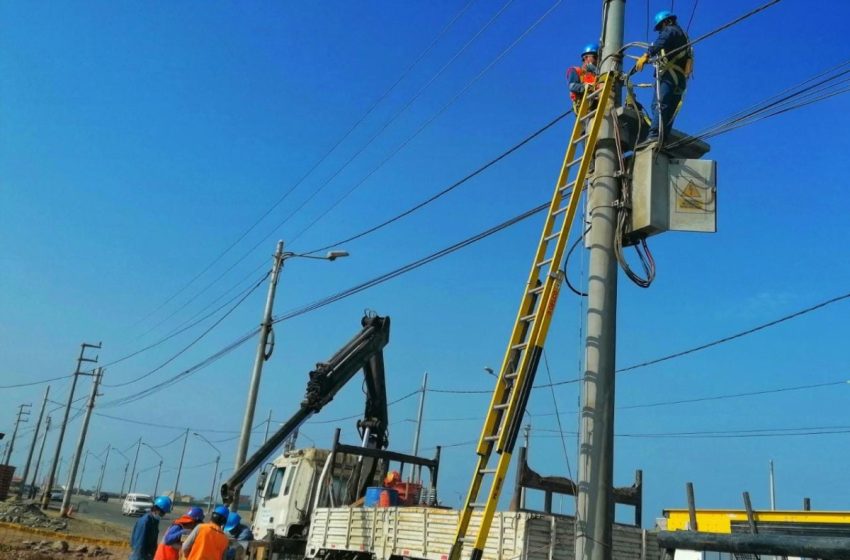  Hidrandina anuncia cortes de luz en algunos sectores y distritos de Trujillo y Virú