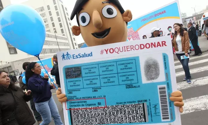  Sólo 3 millones y medio de peruanos dijeron sí a la donación de órganos en su DNI