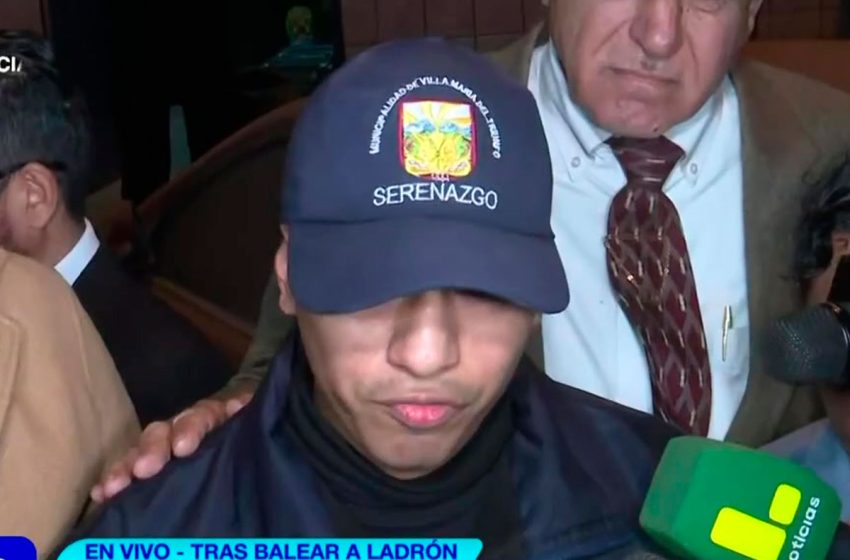  Liberan a sereno que abatió a delincuente en Villa María del Triunfo