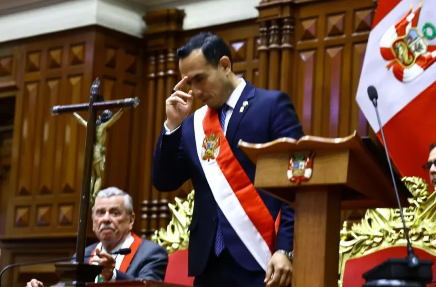  José Jerí asume la presidencia del Perú tras vacancia de Dina Boluarte