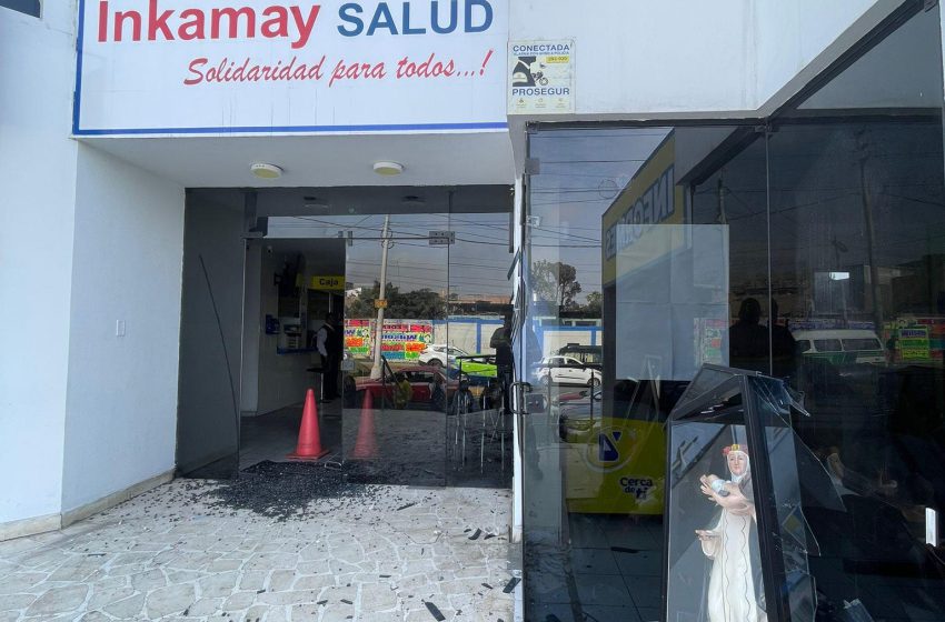 Detonan artefacto explosivo en clínica Inkamay