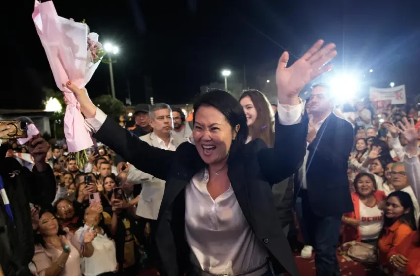 Keiko Fujimori anuncia su cuarta candidatura presidencial en Perú