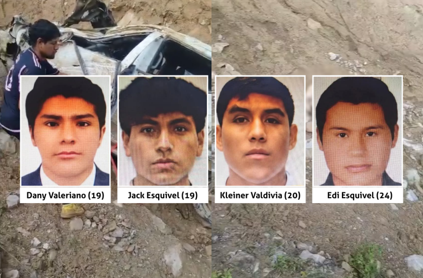  Camioneta cae a abismo de más de 500 metros y deja 4 fallecidos en Pataz