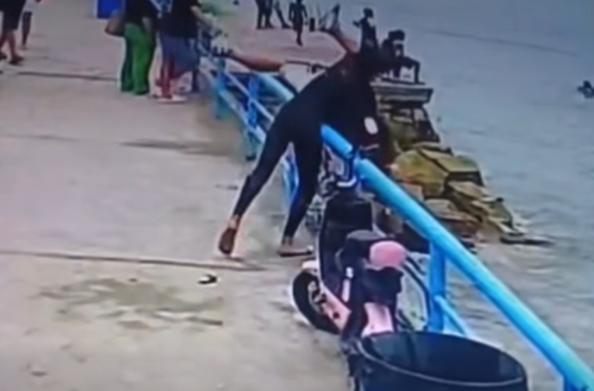  Chorrillos: trabajador del muelle salvó de morir tras ser arrojado al mar