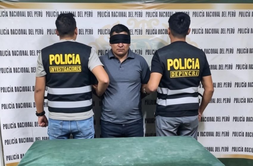  Cae acusado de extorsionar a mineros artesanales en Huamachuco
