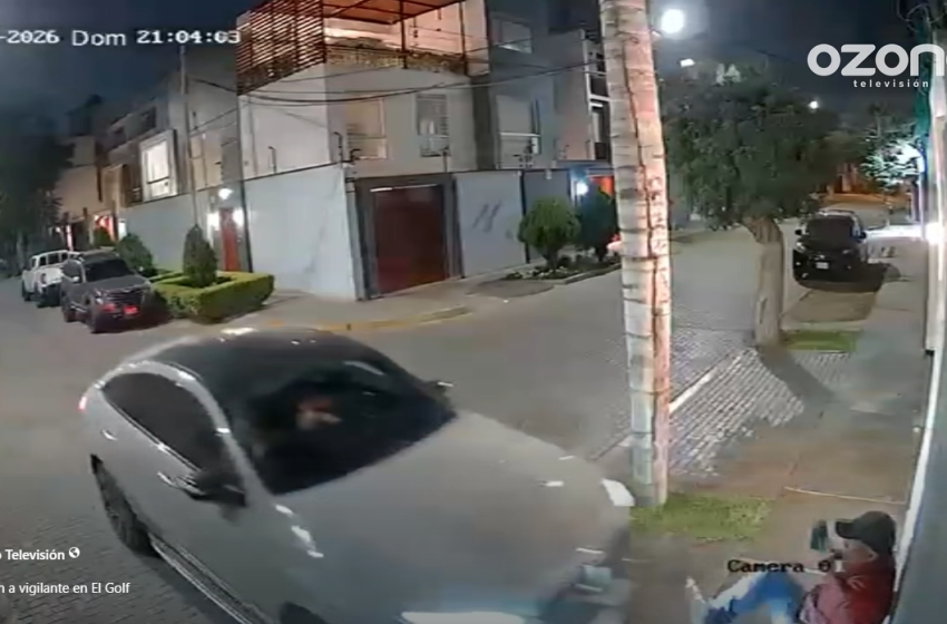  Trujillo: Mujer atropella a vigilante en El Golf