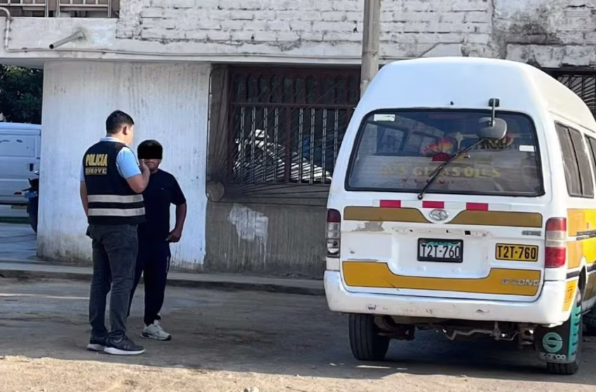  Trujillo: Policía recupera en tiempo récord vehículo robado de transporte público