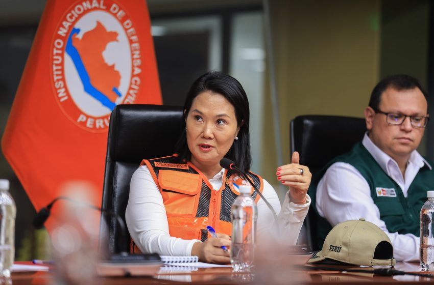  Fujimori anuncia estado de emergencia por lluvias y plantea reestructurar Sedapal