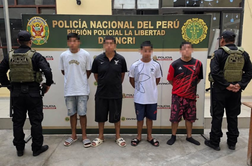  Trujillo: Detenidos por secuestro y cuádruple asesinato tienen antecedentes policiales