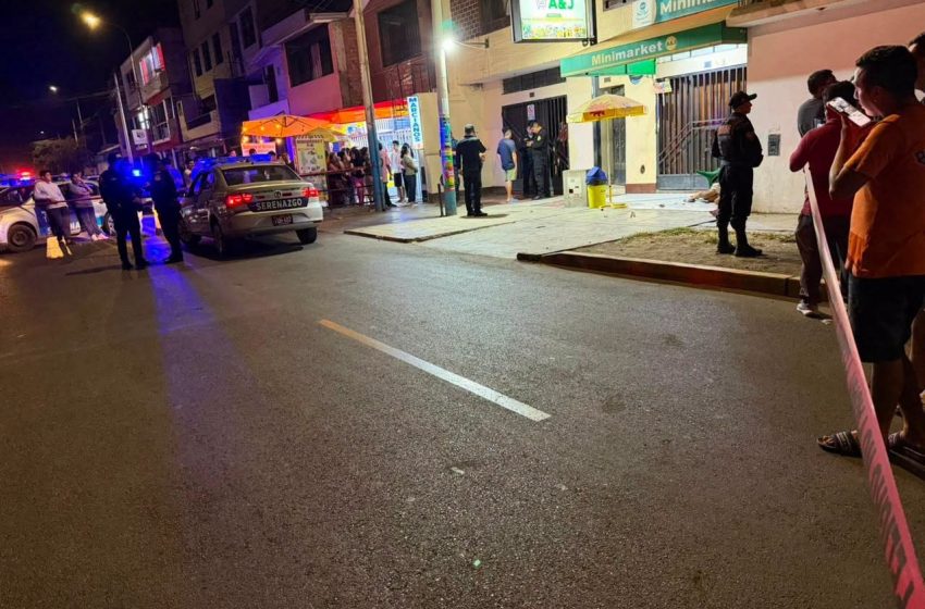  Trujillo: asesinan a balazos a joven de 28 años frente a minimarket
