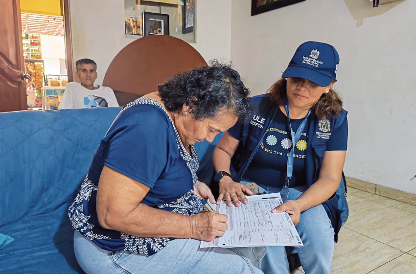  Trujillo: MPT empadrona hogares vulnerables ante posible impacto de El Niño