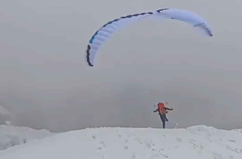  Turista francés desaparece tras realizar vuelo en parapente desde el nevado Alpamayo