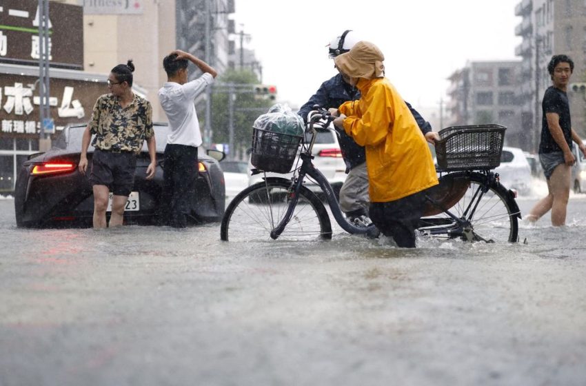  Japón activa alerta máxima tras inundaciones extremas en Nagoya