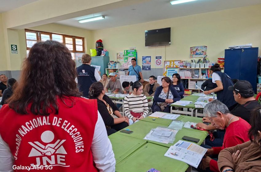  Elecciones 2026: JNE pide reforzar seguridad ante riesgos de criminalidad, conflictos y lluvias