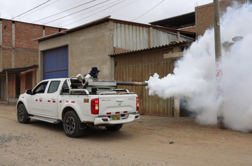  GERESA inicia fumigación contra el dengue en Alto Trujillo